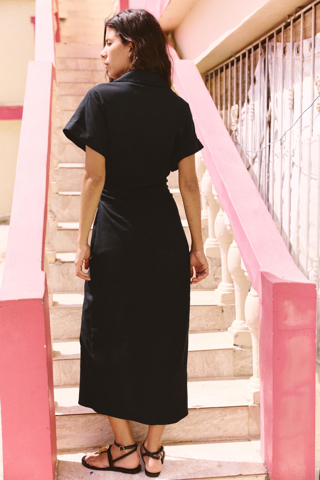 YunaWear | Elegante Denim Jurk