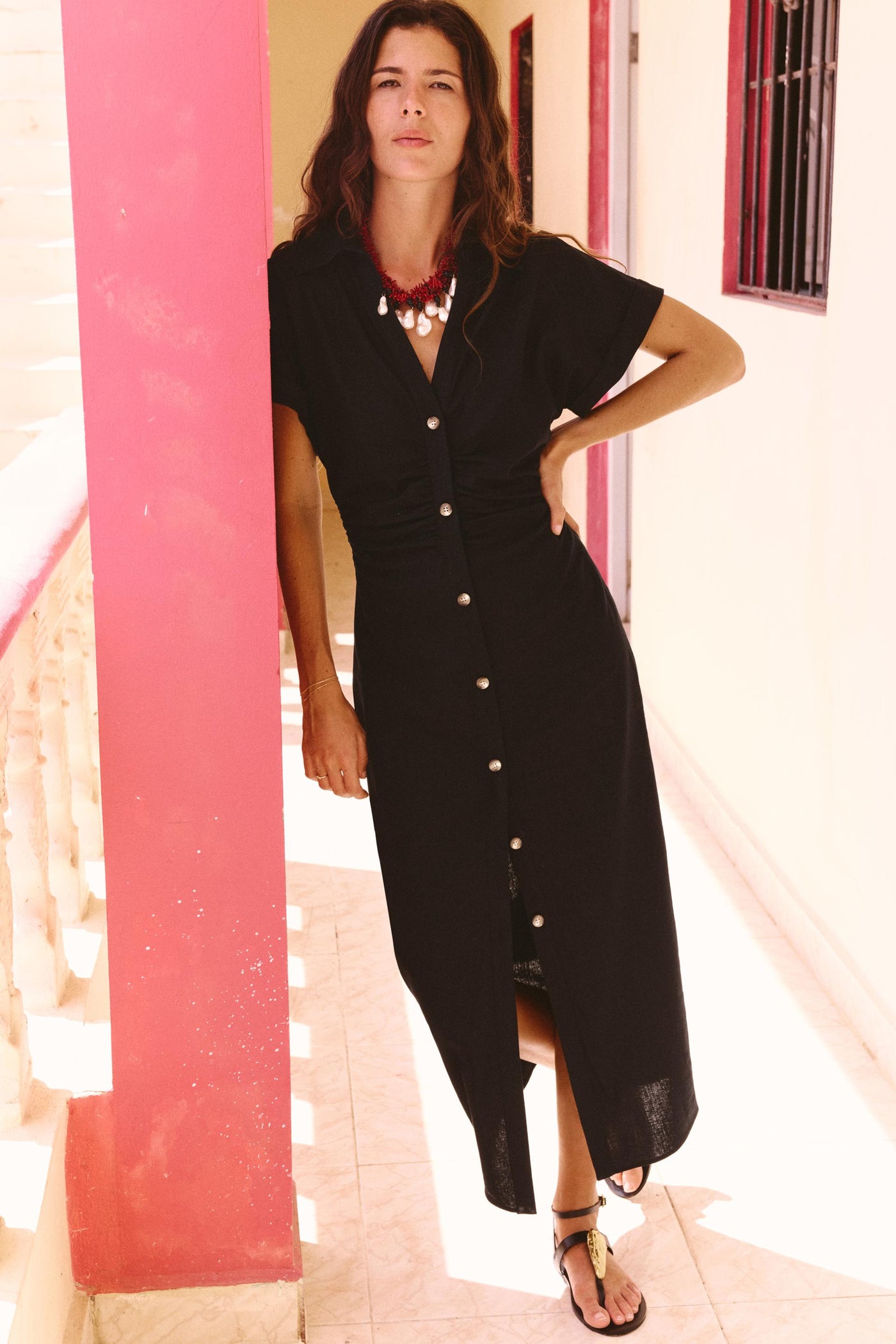 YunaWear | Elegante Denim Jurk