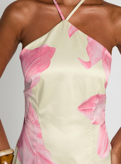 YunaWear | Flora Mini Jurk met bloemenprint