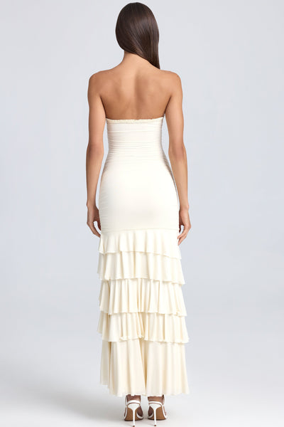 YunaWear | Seraphina Ruffle Maxi Jurk