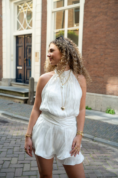 YunaWear | Isla Zomerjurk - Wit