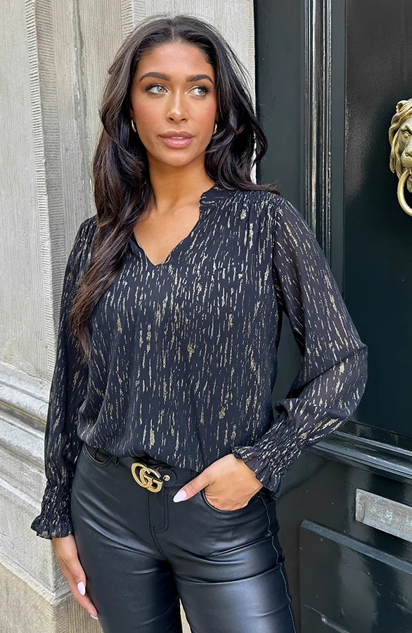 YunaWear | Lara Blouse met V-Hals