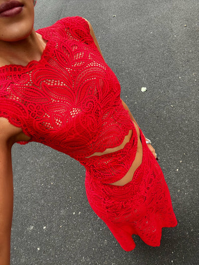 YunaWear | Scarlet Lace Set