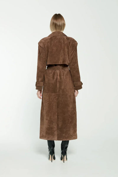 YunaWear | Suède Trenchcoat