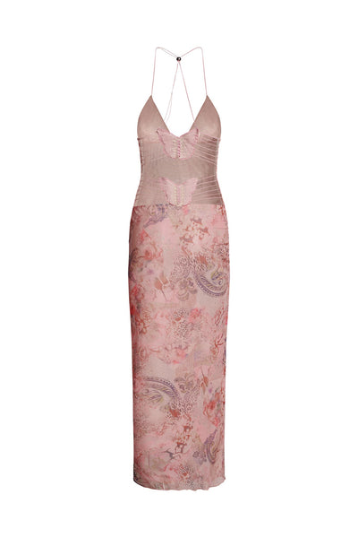 YunaWear | Fleur Maxi-Jurk met Open Rug