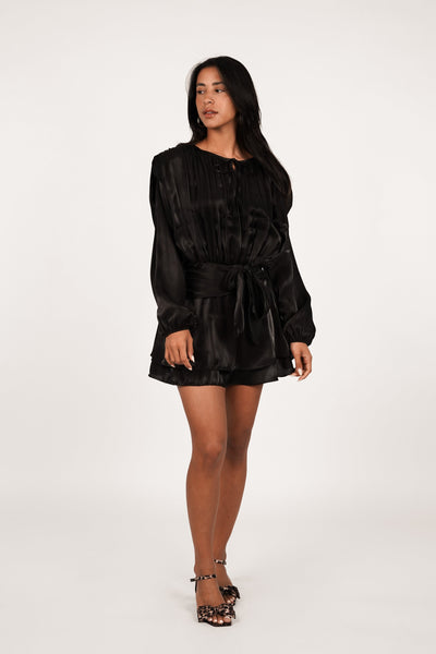 YunaWear | Elegante Satijnen Jurk