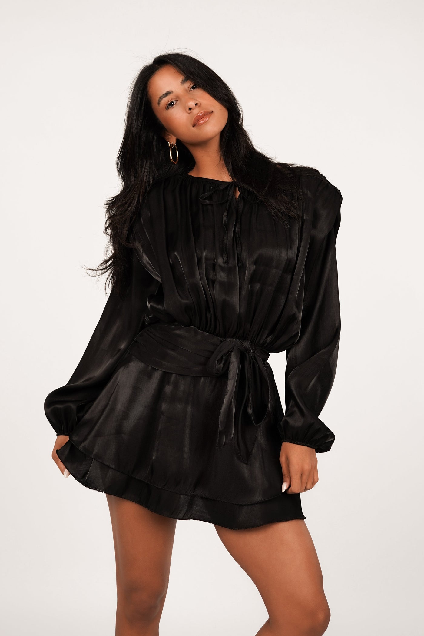 YunaWear | Elegante Satijnen Jurk