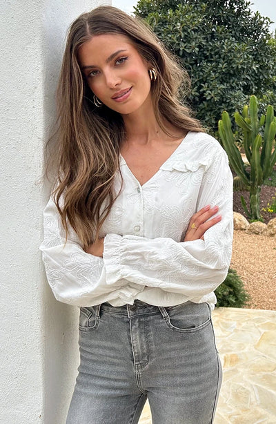 YunaWear | Fleur Blouse in Bloemenprint