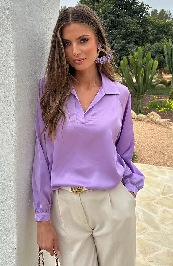 YunaWear | Eléna V-Hals Blouse