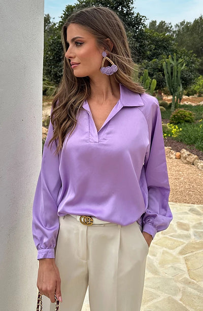 YunaWear | Eléna V-Hals Blouse