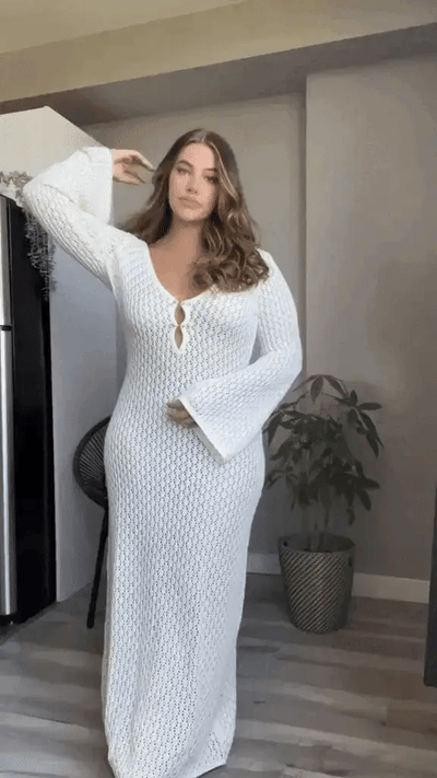 YunaWear | Riviera Gehaakte Maxi-Jurk